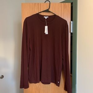 NWT Burgundy Long Sleeve Tee